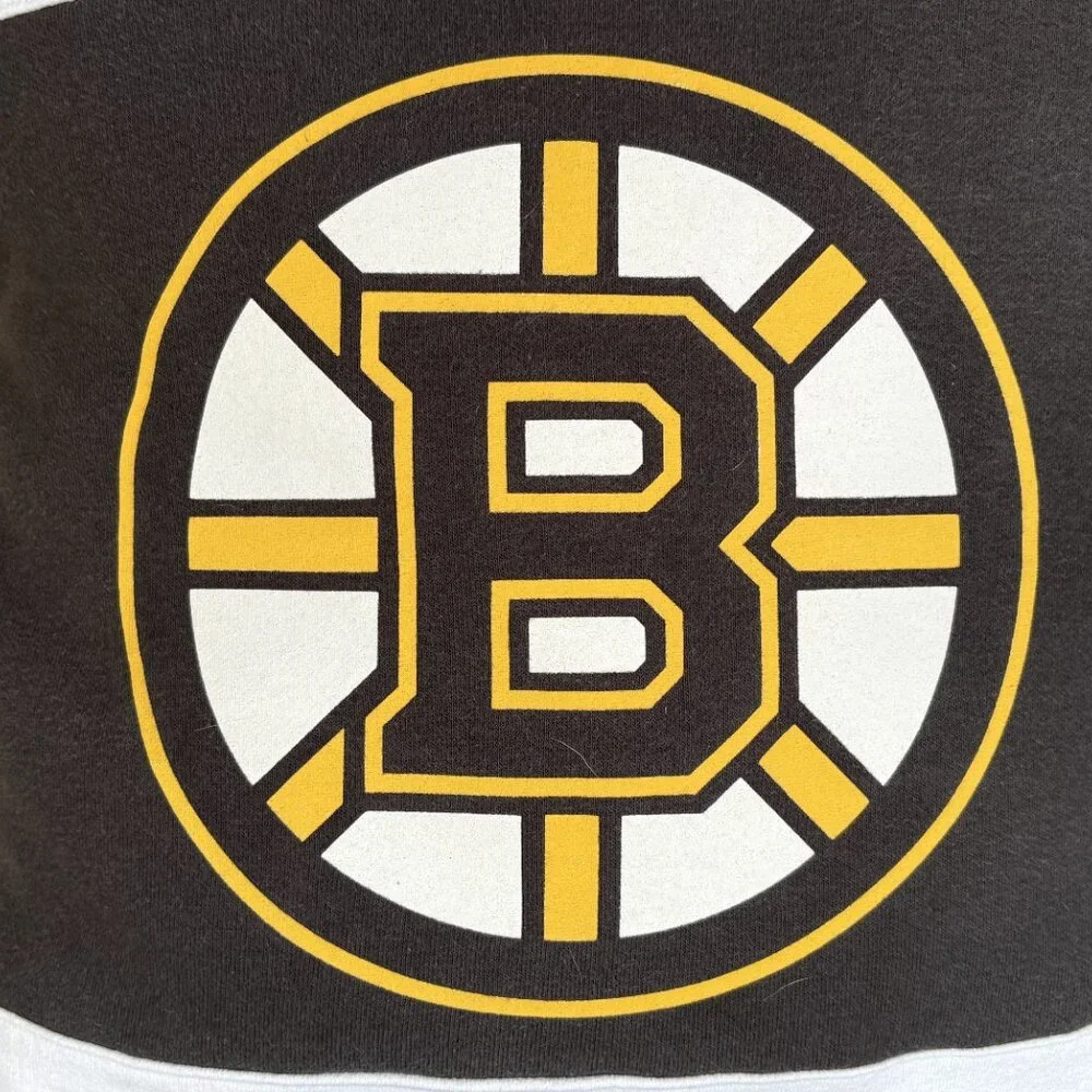 Boston Bruins NHL Hockey 16x16 handmade upcycled sweatshirt throw pillow cover